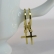 Brinco Argolinha com Cruz Banhado em Ouro 18k - Dourado