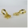 Brinco Argolinha De Árvore da Vida Banhado em Ouro 18k - Dourado