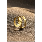 Piercing Fake Vazado Banhado em Ouro 18k