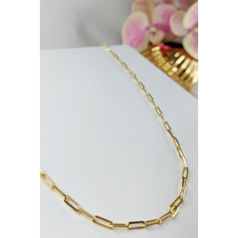 Colar Corrente Cartier 1.0 Banhado em Ouro 18k MASCULINO