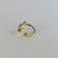Piercing Fake com Coração Banhado em Ouro 18k - Dourado
