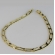 Pulseira Corrente Chapada Banhado em Ouro 18k MASCULINA - Dourado