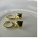 Brinco Argolinha com Coração Grande Banhado em Ouro 18k - Dourado