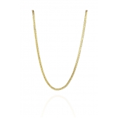 Choker Com Corrente Trabalhada Banhado em Ouro 18k - Dourado