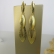 Brinco Grande de Folhas Sobrepostas Banhado em Ouro 18k - Dourado