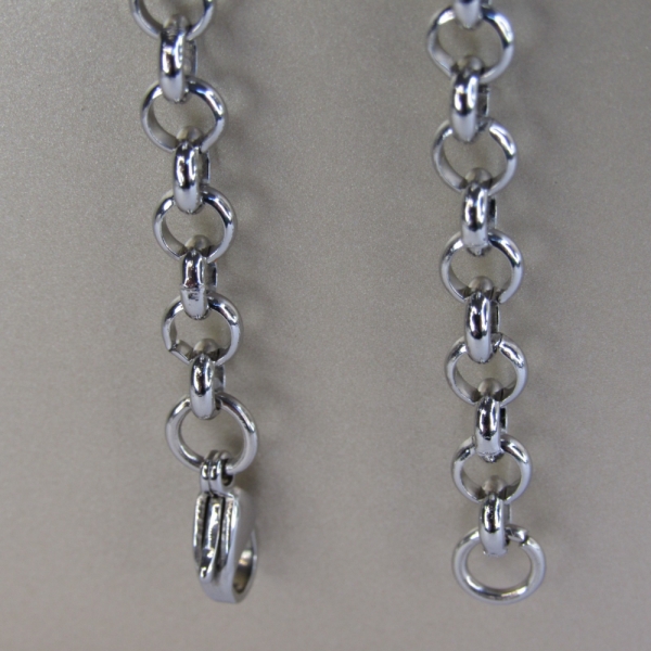 Pulseira Elo Português feita em Aço Inoxidável MASCULINA - Prateado