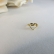 Piercing Fake com Coração Banhado em Ouro 18k - Dourado