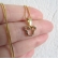 Colar Com Pingente Do Mickey De Zircônia Colorida Banhado em Ouro 18k - Dourado