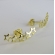 Brinco Ear Cuff Estrelas Pequenas Banhado em Ouro 18k - Dourado