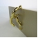 Brinco Argola de Coração Grossa Banhado em Ouro 18k - Dourado