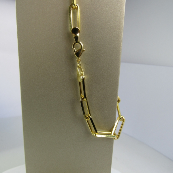 Pulseira Corrente Cartier 1.6 Diamantada Banhado em Ouro 18k MASCULINA - Dourado