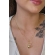Colar com Pingente Argolinha de Coração Banhado em Ouro 18k - Dourado