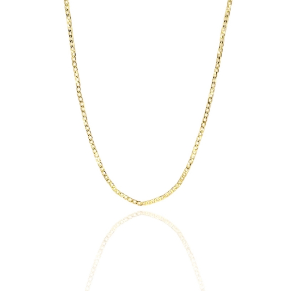Colar Corrente De Elos Banhado em Ouro 18k - Dourado