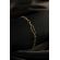 Pulseira Com Elo Ovalado e Elo Em Circulo Banhado em Ouro 18k - Dourado