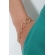 Pulseira Elo Losango Com Fecho Boia Banhado em Ouro 18k - Dourado
