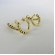 Brinco Ear Cuff com Piercing Fake e Zircônias Colorida Banhado em Ouro 18k - Dourado