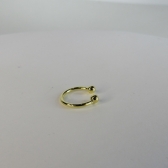 Piercing Fake Banhado em Ouro 18k - Dourado