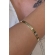 Bracelete Liso Largo Banhado em Ouro 18k - Dourado