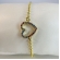 Pulseira Com Pingente De Coração Em Zircônias Coloridas Banhado em Ouro 18k - Dourado