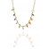Pulseira Infantil de Pedrinhas Coloridas Banhado a Ouro 18k - Dourado