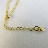 Pulseira com Chapa de Coração Banhado em Ouro 18k - Dourado