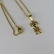 Colar Pingente Menina com Zircônia Colorida Banhado em Ouro 18k - Dourado