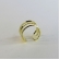 Piercing Três Fios Banhado em Ouro 18k - Dourado