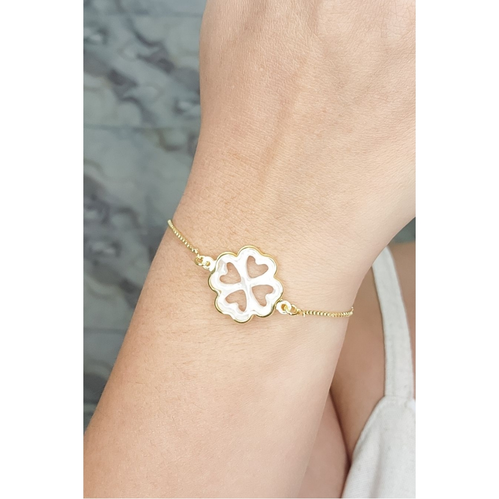 PULS. AJUSTAVEL COM TREVO - Dourado