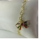 Pulseira Com Laço De Zircônias Coloridas Banhado em Ouro 18k - Dourado