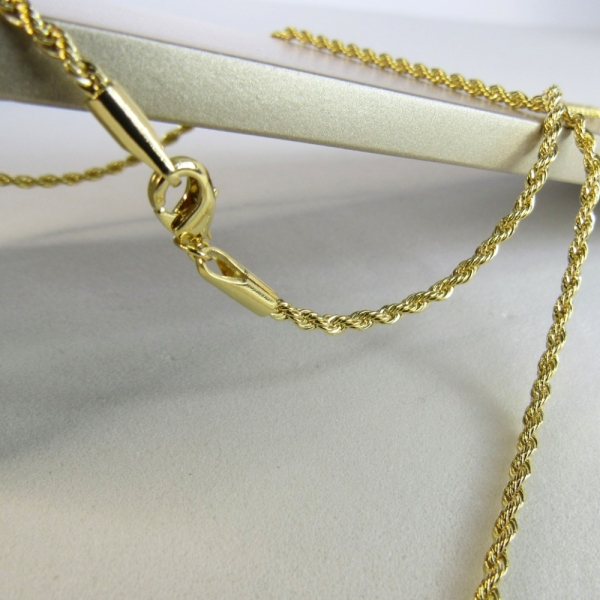 Colar Cordão Baiano 2.5 Banhado em Ouro 18k - Dourado