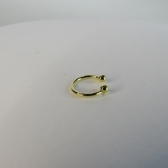 Piercing Fake Banhado em Ouro 18k - Dourado