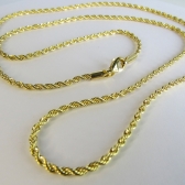 Colar Cordão Baiano 2.5 Banhado em Ouro 18k - Dourado