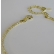 Pulseira Em Corrente De Zircônias Banhado em Ouro 18k - Dourado