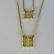 Escapulário Nossa Senhora Aparecida Com Zircônia Banhado em Ouro 18k - Dourado