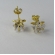 Brinco Estrela Grande com Zircônia Banhado em Ouro 18k - Dourado