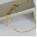 Tornozeleira com Micro Corações na Corrente Banhado em Ouro 18k - Dourado