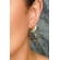 Brinco Argola em Forma de Coração Lateral Larga Banhado em Ouro 18k - Dourado