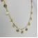 Colar com Corrente com Mini Flores Banhado em Ouro 18k - Dourado