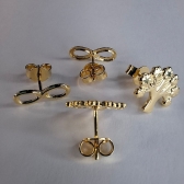 Duo Arvore Da Vida E Infinito Banhado em Ouro 18k - Dourado