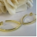 Brinco Argola Oval Banhado em Ouro 18k - Dourado