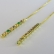 Brinco Fio de Corrente de Zircônias Coloridas Sortidas Banhado em Ouro 18k - Dourado