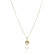 Colar Com Pingente De Circulo Da Árvore Da Vida Com Zircônia Colorida Banhado em Ouro 18k - Dourado
