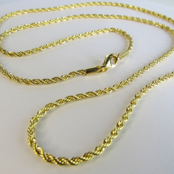 Colar Cordão Baiano 2.5 Banhado em Ouro 18k - Dourado