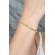 Pulseira com Fecho Regulável e corrente Trabalhada Banhado em Ouro 18k - Dourado