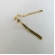 Brinco de Fita com Zircônia Banhado em Ouro 18k - Dourado