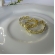 Brinco Argola Média com Vazados Ovais Banhado em Ouro 18k - Dourado