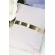 Bracelete Liso Largo Banhado em Ouro 18k - Dourado