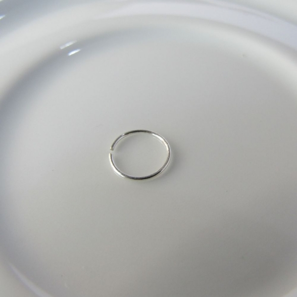 Piercing Círculo Liso em Prata 925 - Dourado