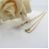 Colar Pingente Cruz com Detalhe de Zircônia Banhado em Ouro 18k - Dourado