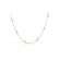 Colar com Corrente de Mini Pérolas Banhado em Ouro 18k - Dourado